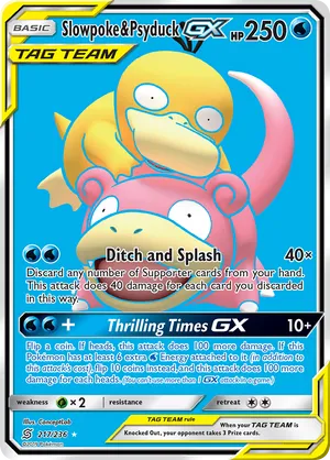 Slowpoke & Psyduck-GX #217