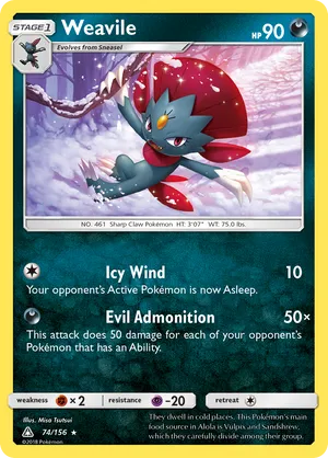 Weavile #074