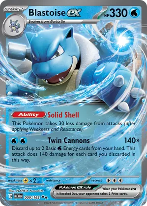 Blastoise ex #009