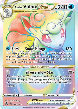 Alolan Vulpix VSTAR #197