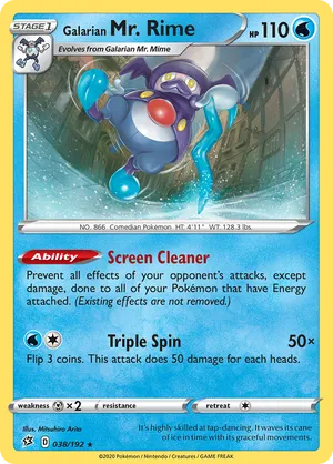 Galarian Mr. Rime #038