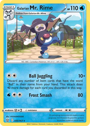 Galarian Mr. Rime #035