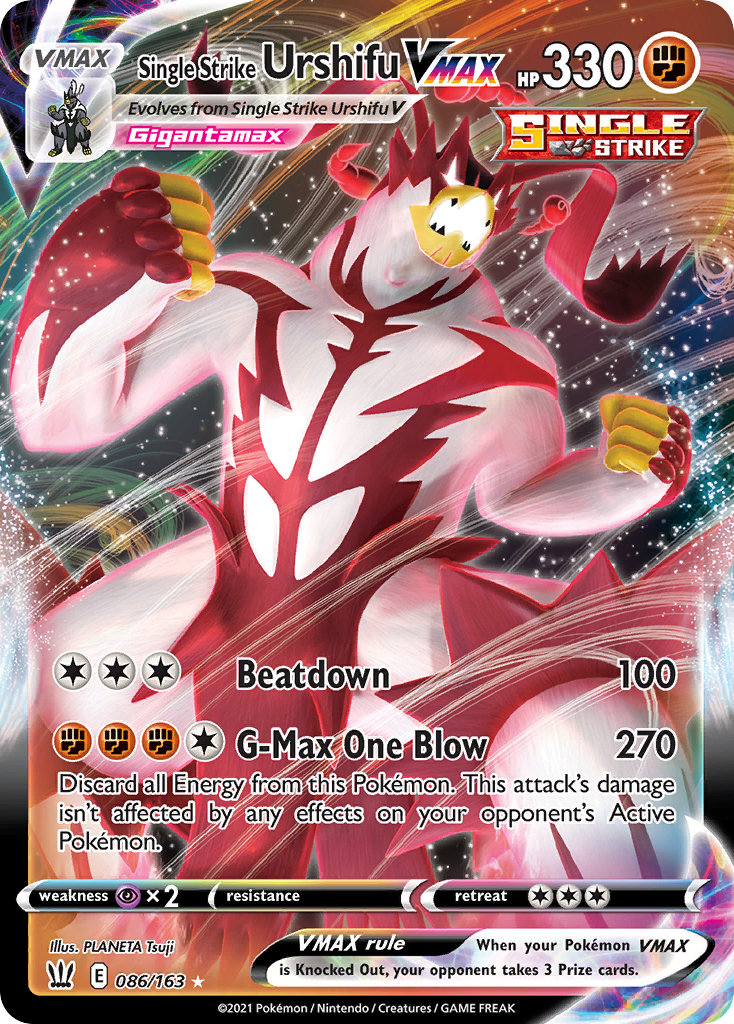 Single Strike Urshifu VMAX #086