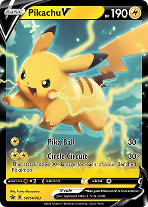Pikachu V SWSH063