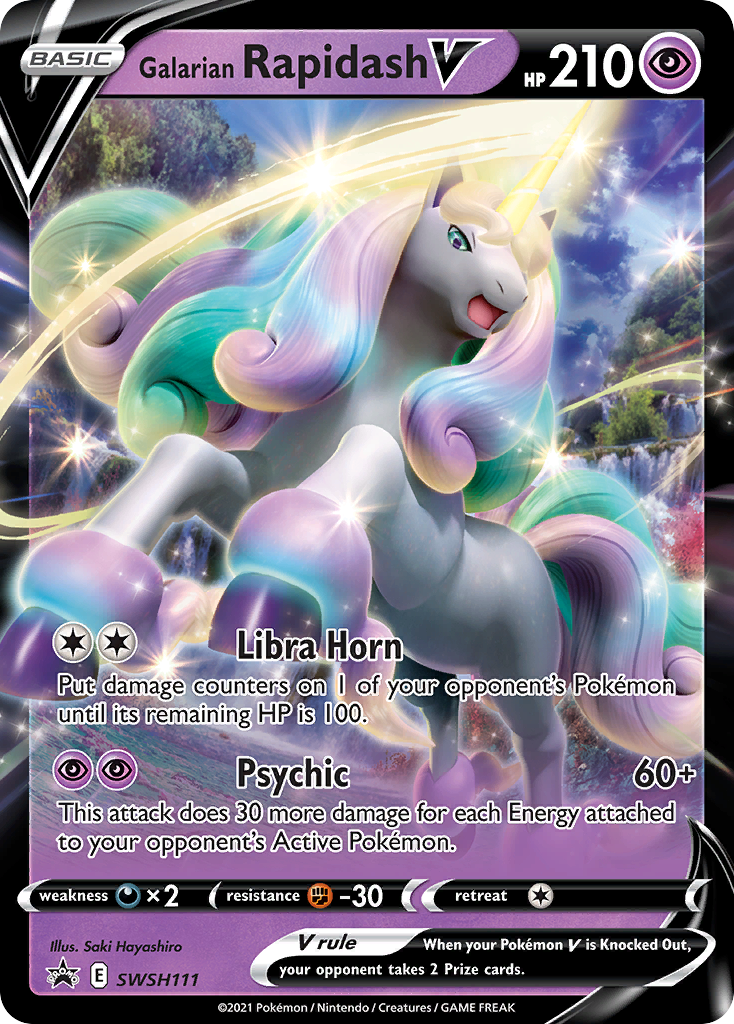 Galarian Rapidash V SWSH111