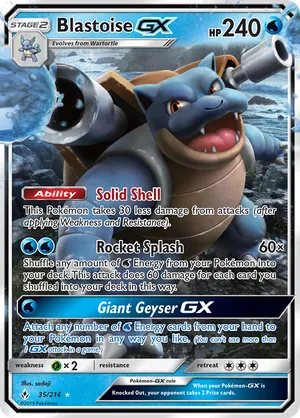Blastoise-GX #035