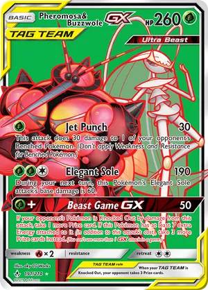 Pheromosa & Buzzwole-GX #191