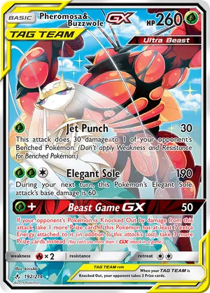 Pheromosa & Buzzwole-GX #192