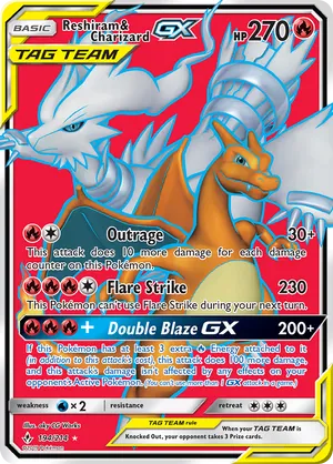 Reshiram & Charizard-GX #194