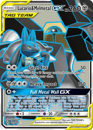 Lucario & Melmetal-GX #203