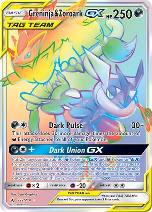 Greninja & Zoroark-GX #222