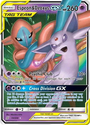 Espeon & Deoxys-GX #072