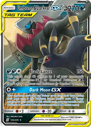Umbreon & Darkrai-GX #125
