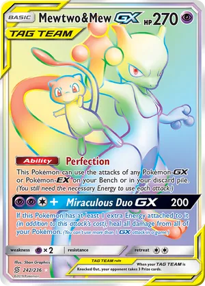 Mewtwo & Mew-GX #242