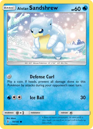 Alolan Sandshrew #019