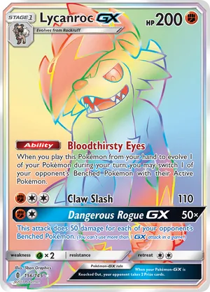 Lycanroc-GX #156