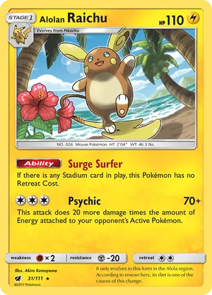 Alolan Raichu #031