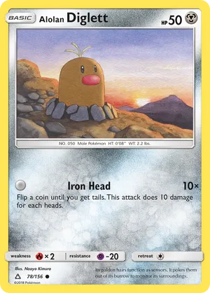 Alolan Diglett #078