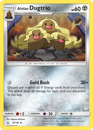 Alolan Dugtrio #079