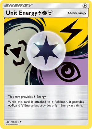 Unit Energy LightningPsychicMetal #138