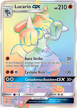 Lucario-GX #135