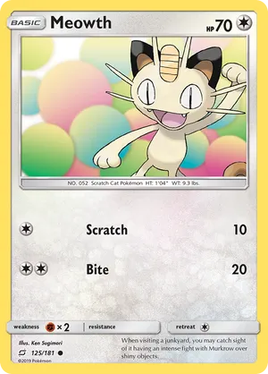 Meowth #125