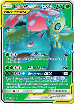 Celebi & Venusaur-GX #159