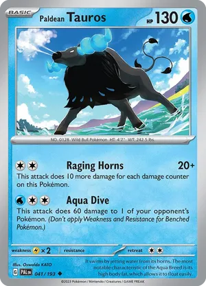 Paldean Tauros #041