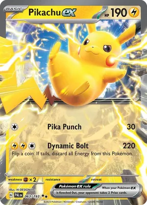 Pikachu ex #063