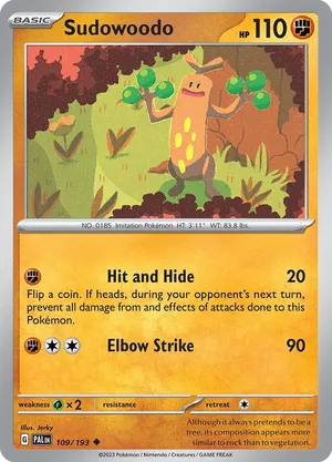 Sudowoodo #109