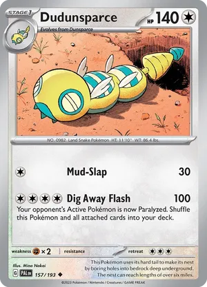 Dudunsparce #157