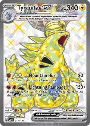 Tyranitar ex #211