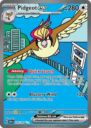 Pidgeot ex #225