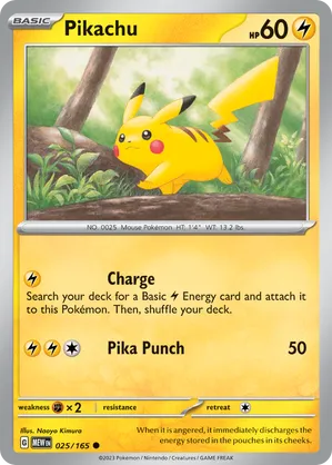 Pikachu #025