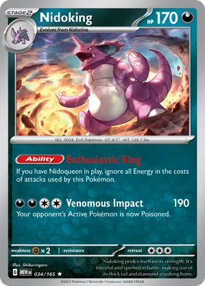Nidoking #034