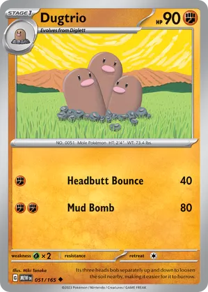 Dugtrio #051