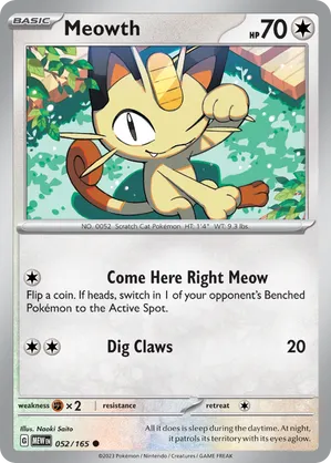 Meowth #052