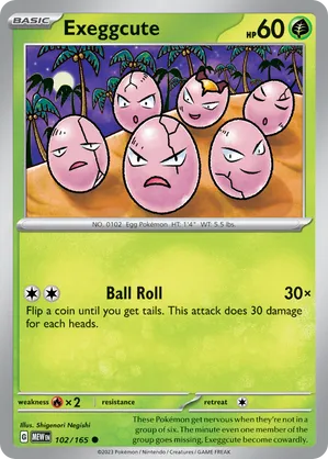 Exeggcute #102