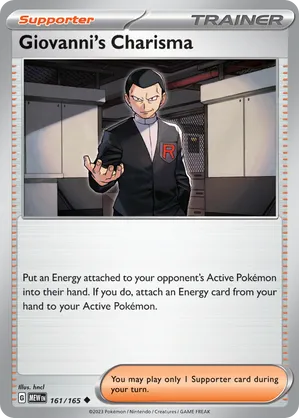 Giovanni's Charisma #161