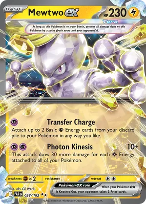 Mewtwo ex #058