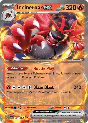 Incineroar ex #034