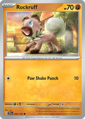Rockruff #089