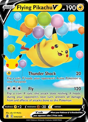 Flying Pikachu V #006