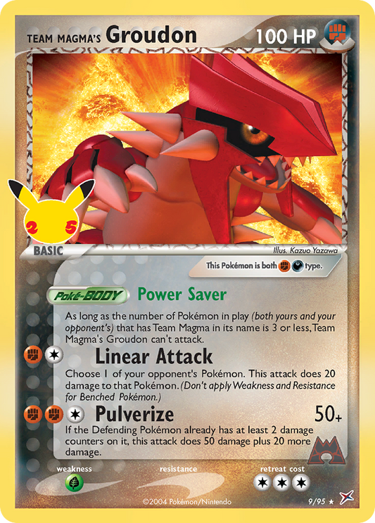 Team Magma's Groudon #009
