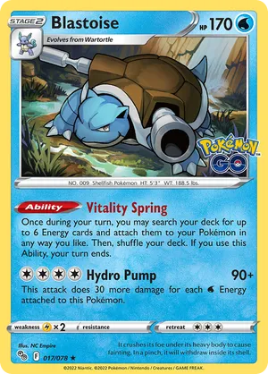 Blastoise #017