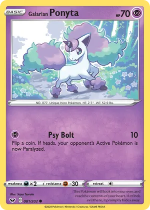 Galarian Ponyta #081