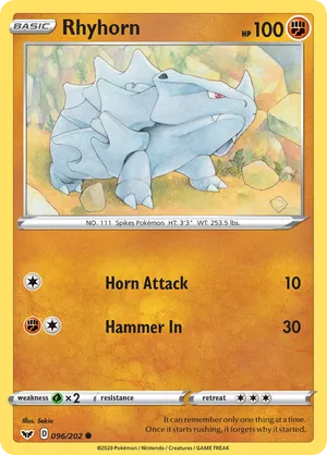 Rhyhorn #096