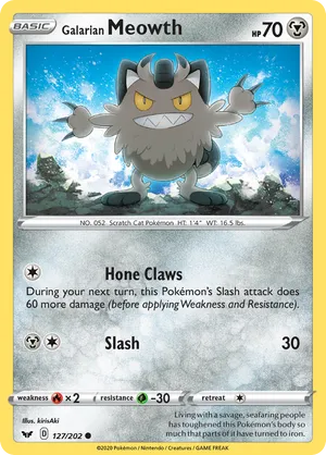 Galarian Meowth #127