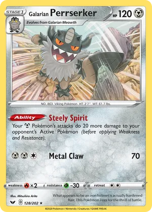 Galarian Perrserker #128