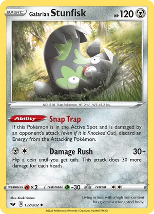 Galarian Stunfisk #132